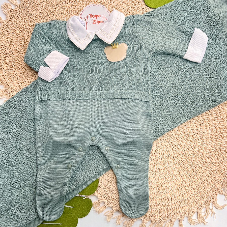 Saída de Maternidade Théo - Verde Saída de Maternidade Théo - Verde